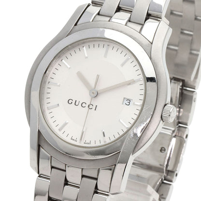 GUCCI Round face Watches 5500XL Stainless Steel/Stainless Steel mens