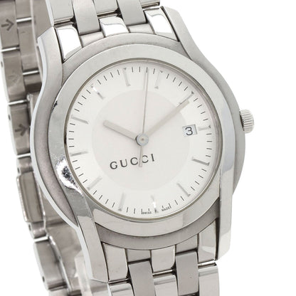 GUCCI Round face Watches 5500XL Stainless Steel/Stainless Steel mens