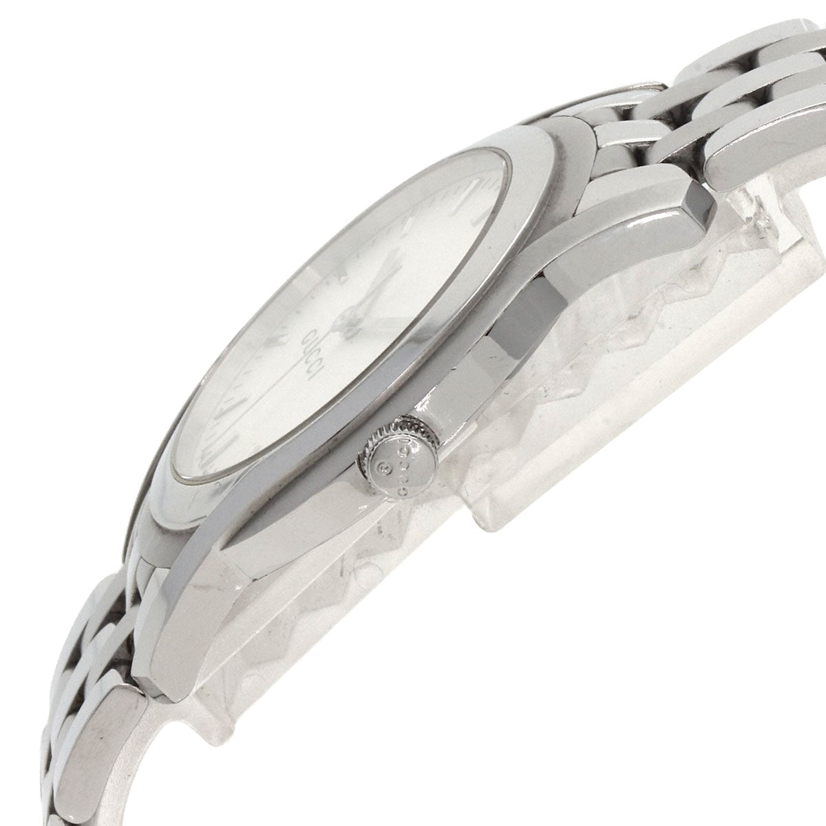 GUCCI Round face Watches 5500XL Stainless Steel/Stainless Steel mens