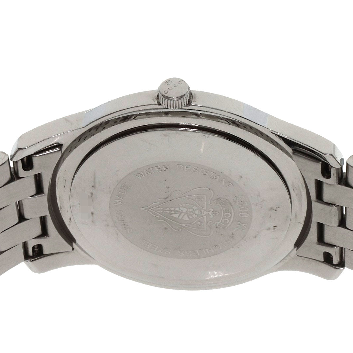 GUCCI Round face Watches 5500XL Stainless Steel/Stainless Steel mens