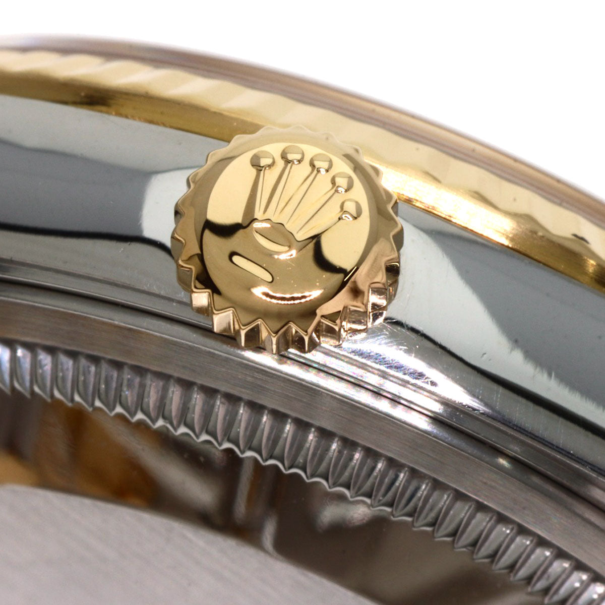 ROLEX DATEJUST 10P Diamond Watches 16233G Stainless Steel/SSxK18YG mens