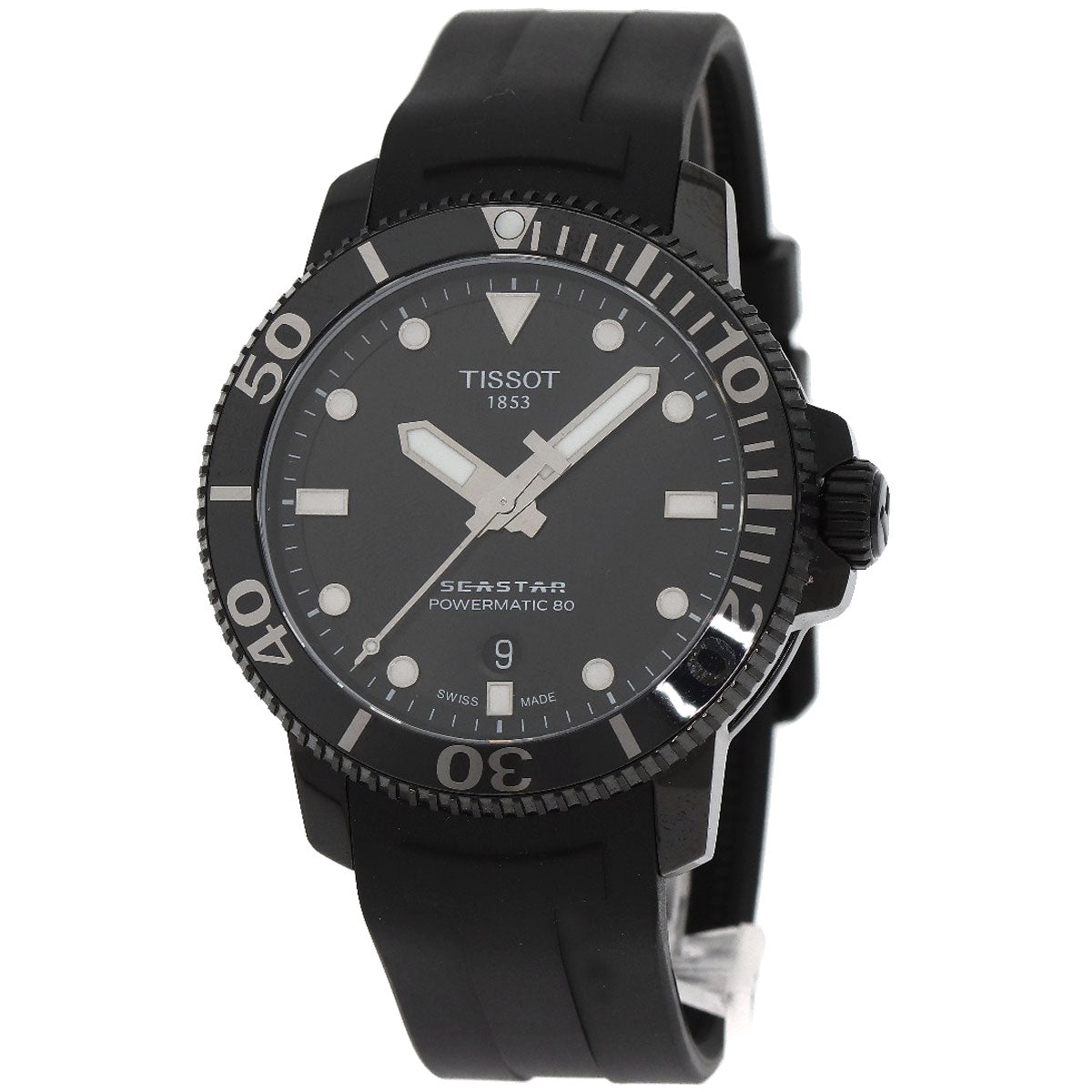 TISSOT Seastar 1000 Powermatic 80 Watches T120.407.37.051.00 Stainless Steel/Rubber mens