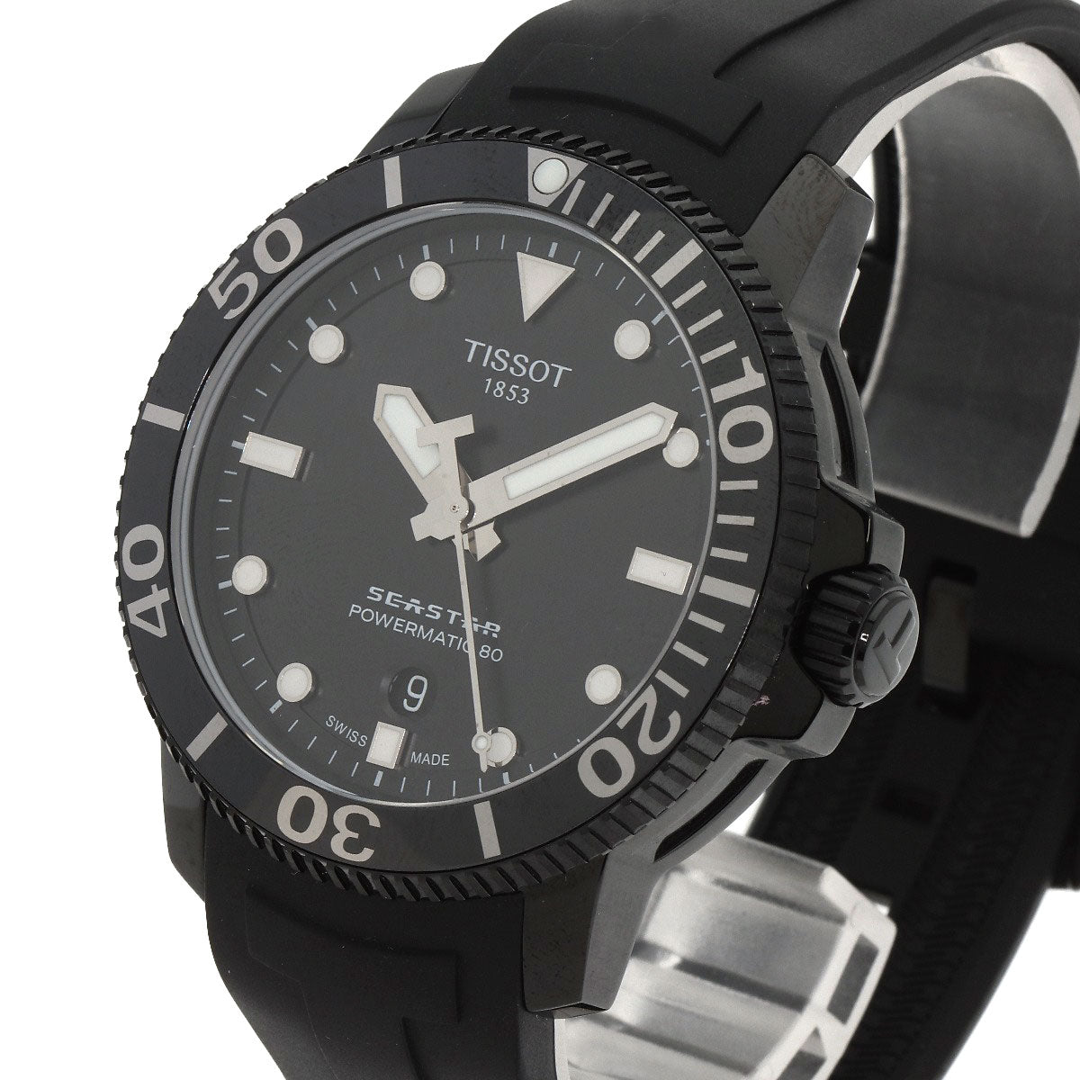 TISSOT Seastar 1000 Powermatic 80 Watches T120.407.37.051.00 Stainless Steel/Rubber mens