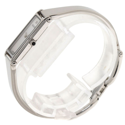 GUCCI Square Face Bangle 1P Diamond Watches 1500L Stainless Steel/Stainless Steel Ladies