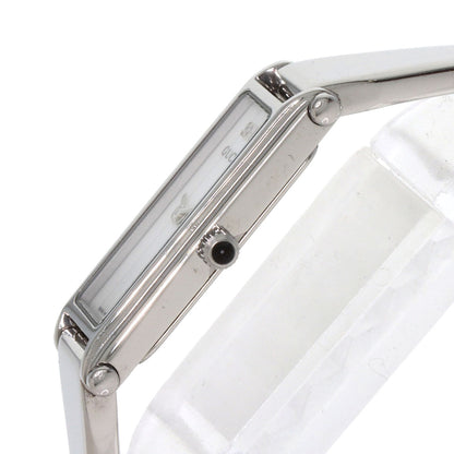 GUCCI Square Face Bangle 1P Diamond Watches 1500L Stainless Steel/Stainless Steel Ladies