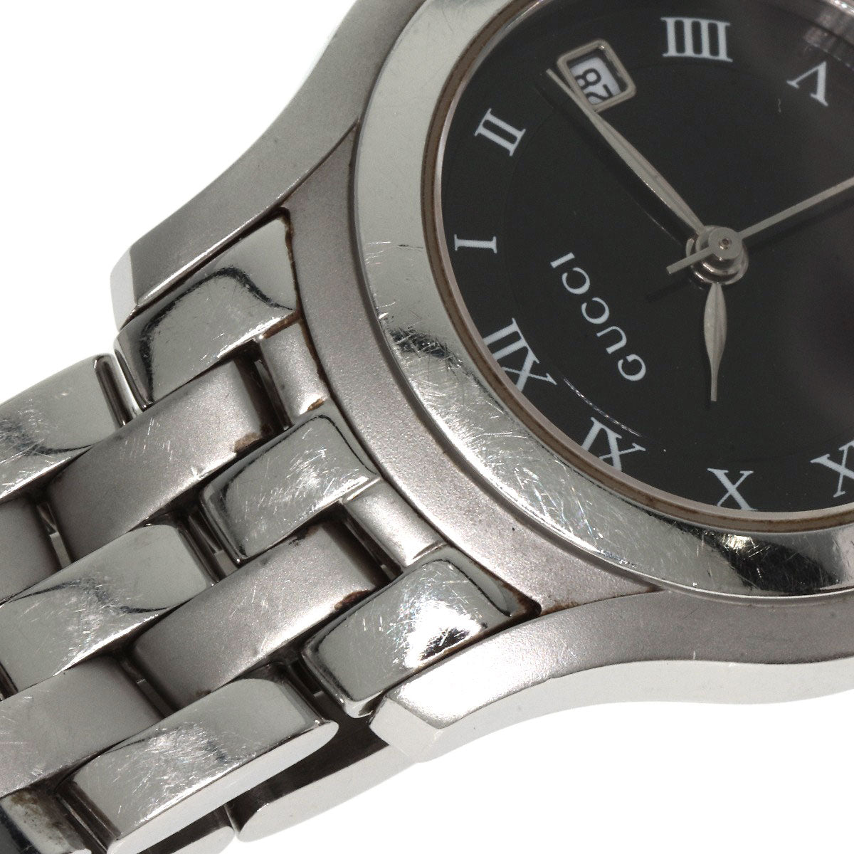 GUCCI Round face Watches 5500L Stainless Steel/Stainless Steel Ladies