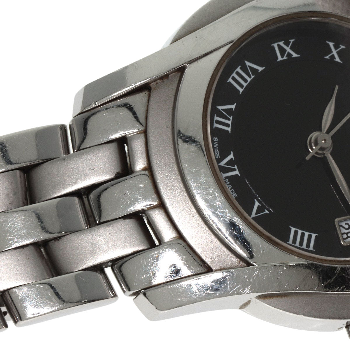 GUCCI Round face Watches 5500L Stainless Steel/Stainless Steel Ladies