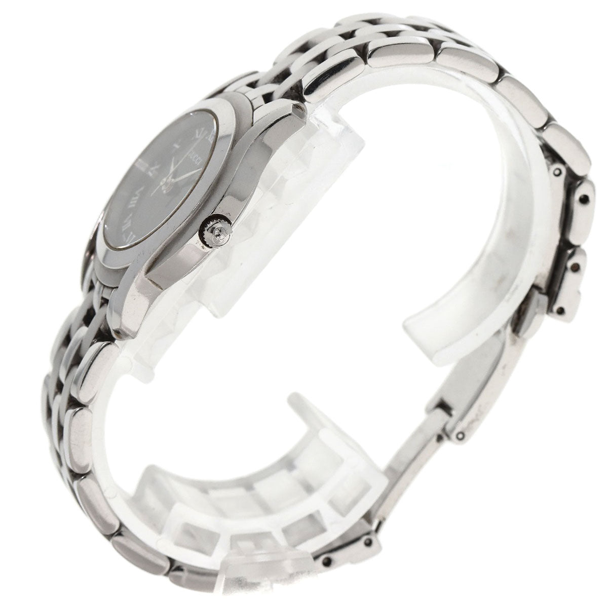 GUCCI Round face Watches 5500L Stainless Steel/Stainless Steel Ladies