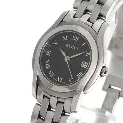 GUCCI Round face Watches 5500L Stainless Steel/Stainless Steel Ladies