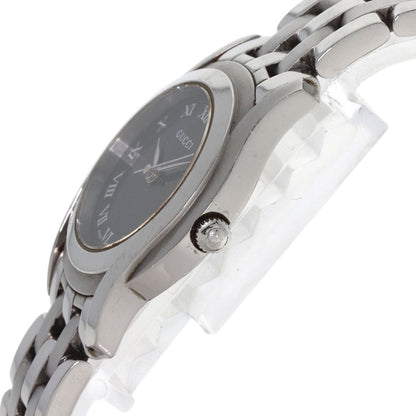 GUCCI Round face Watches 5500L Stainless Steel/Stainless Steel Ladies