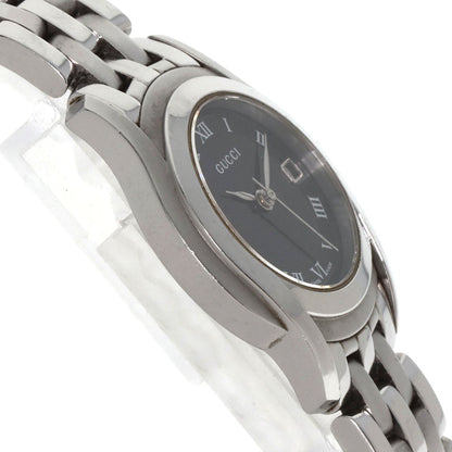 GUCCI Round face Watches 5500L Stainless Steel/Stainless Steel Ladies