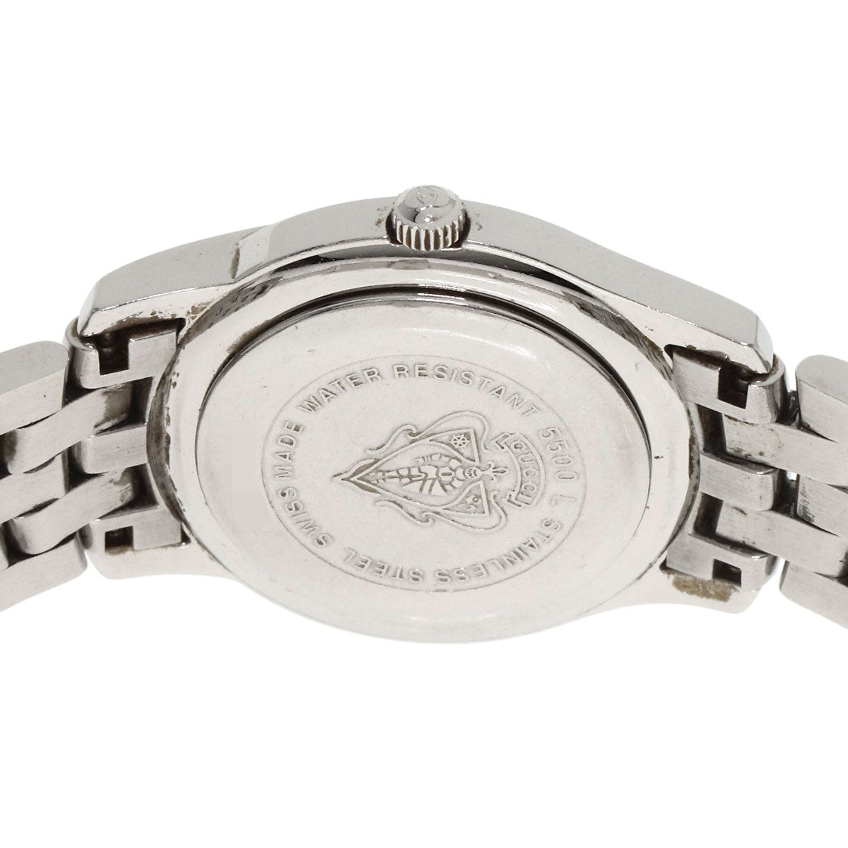 GUCCI Round face Watches 5500L Stainless Steel/Stainless Steel Ladies