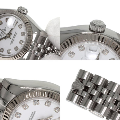 ROLEX DATEJUST 10P Diamond Watches 179174G Stainless Steel/Stainless Steel Ladies