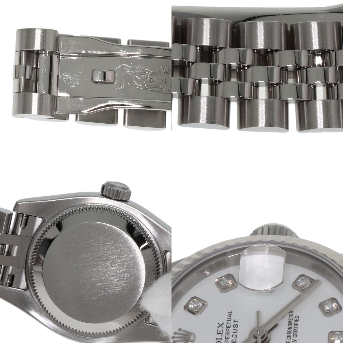 ROLEX DATEJUST 10P Diamond Watches 179174G Stainless Steel/Stainless Steel Ladies