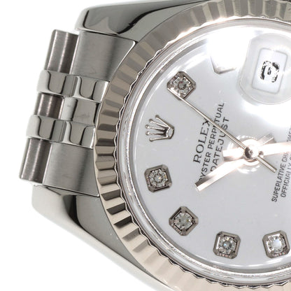 ROLEX DATEJUST 10P Diamond Watches 179174G Stainless Steel/Stainless Steel Ladies