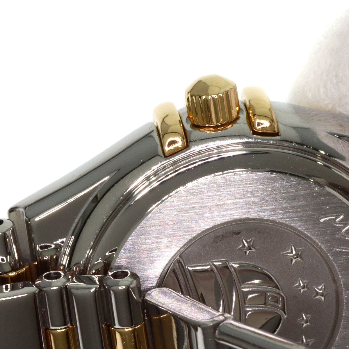 OMEGA Constellation Mini Bezel Diamond Watches 1376.75 Stainless Steel/SSxK18YG Ladies