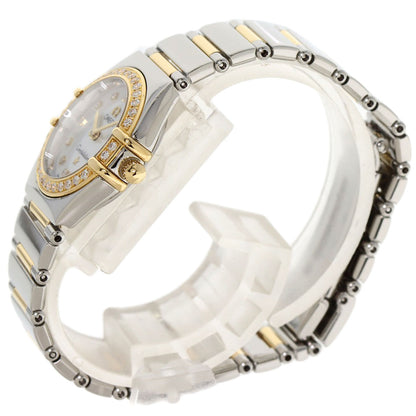 OMEGA Constellation Mini Bezel Diamond Watches 1376.75 Stainless Steel/SSxK18YG Ladies