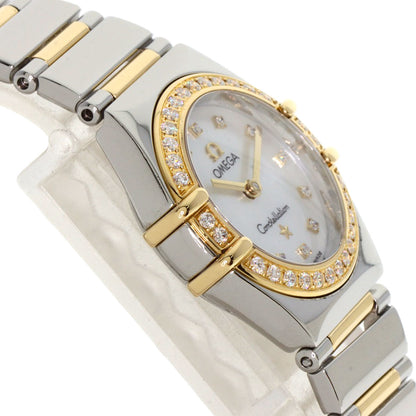 OMEGA Constellation Mini Bezel Diamond Watches 1376.75 Stainless Steel/SSxK18YG Ladies