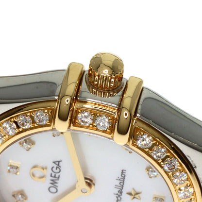 OMEGA Constellation Mini Bezel Diamond Watches 1376.75 Stainless Steel/SSxK18YG Ladies