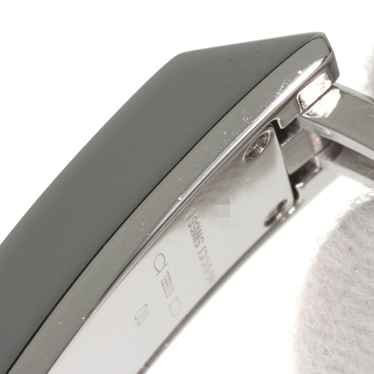 GUCCI Square face Watches 110 Stainless Steel/Stainless Steel Ladies