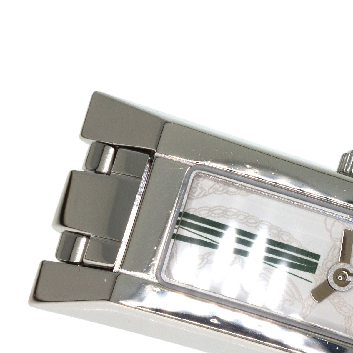 GUCCI Square face Watches 110 Stainless Steel/Stainless Steel Ladies