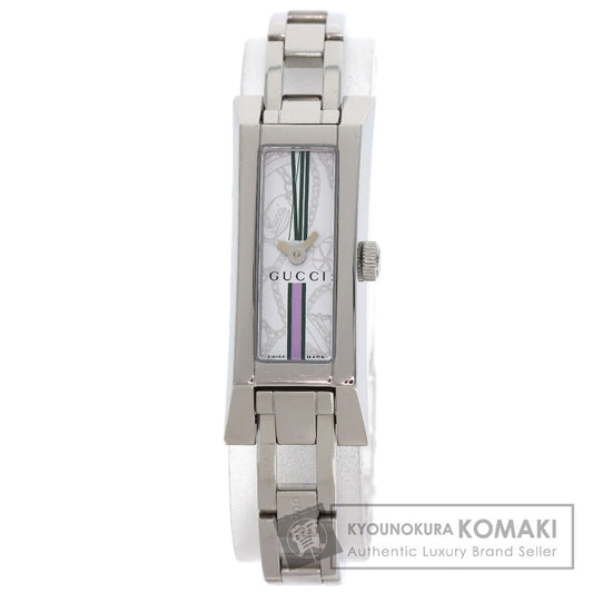 GUCCI Square face Watches 110 Stainless Steel/Stainless Steel Ladies
