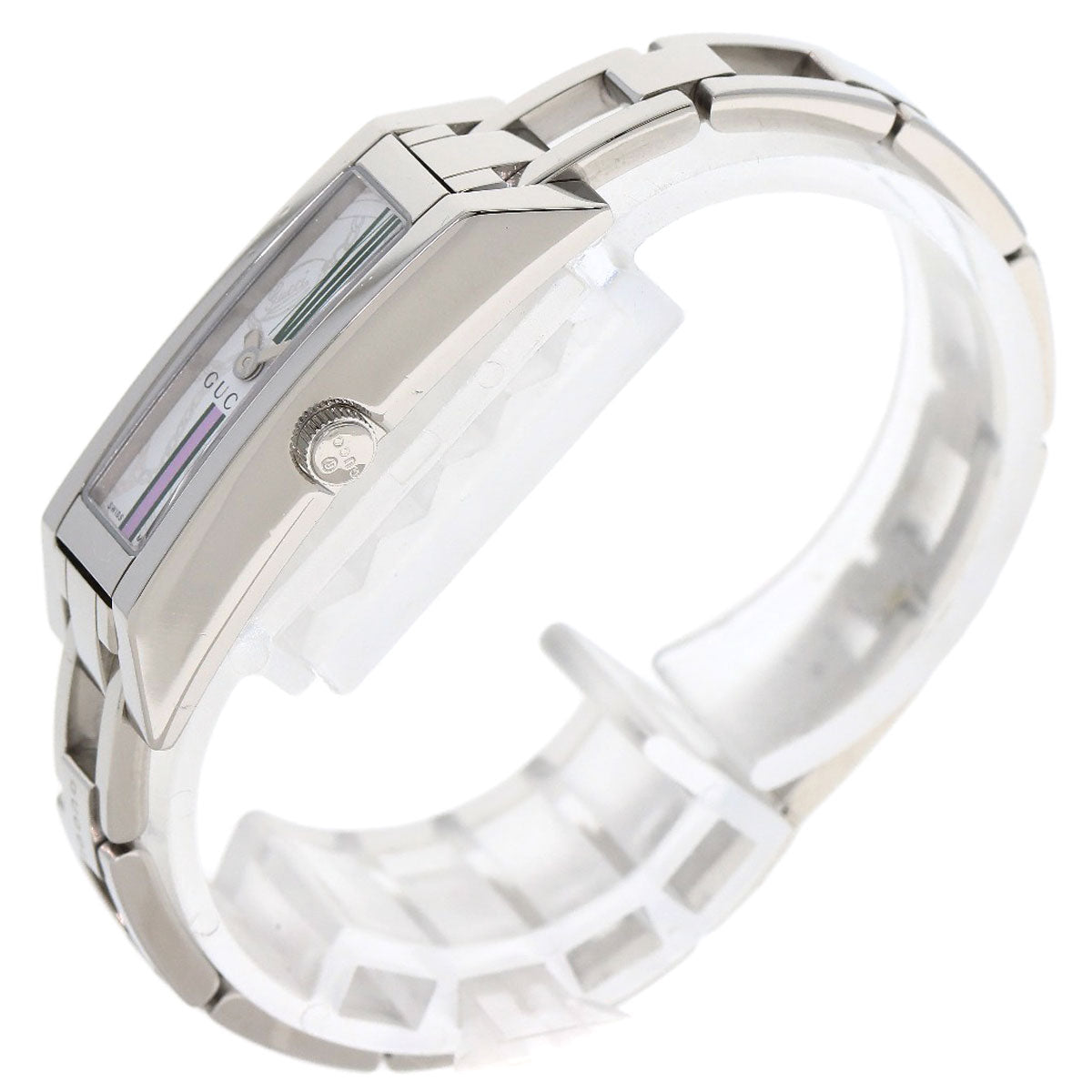 GUCCI Square face Watches 110 Stainless Steel/Stainless Steel Ladies