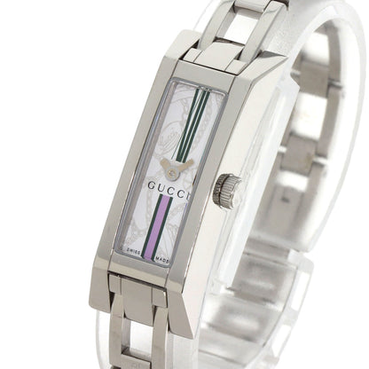 GUCCI Square face Watches 110 Stainless Steel/Stainless Steel Ladies