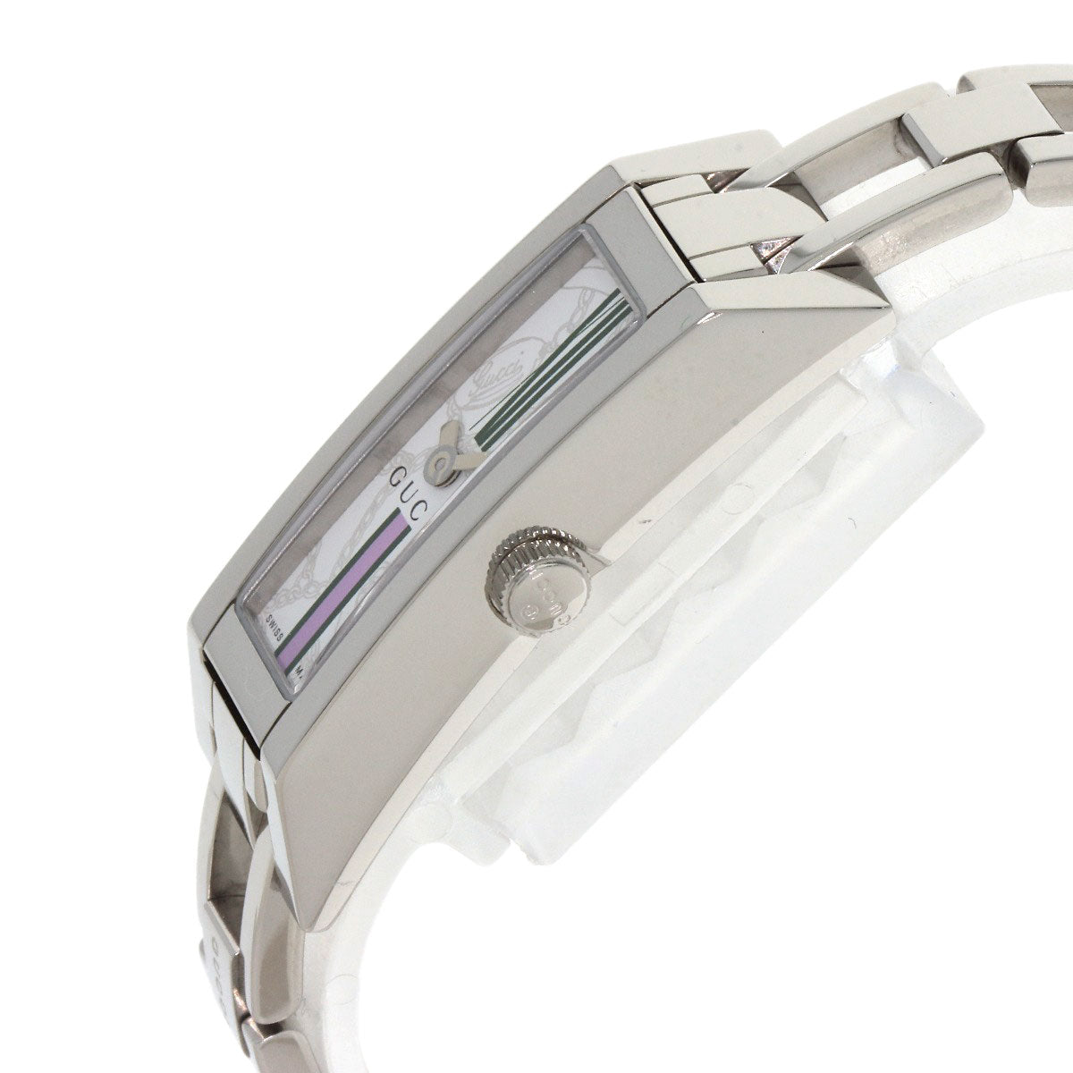 GUCCI Square face Watches 110 Stainless Steel/Stainless Steel Ladies