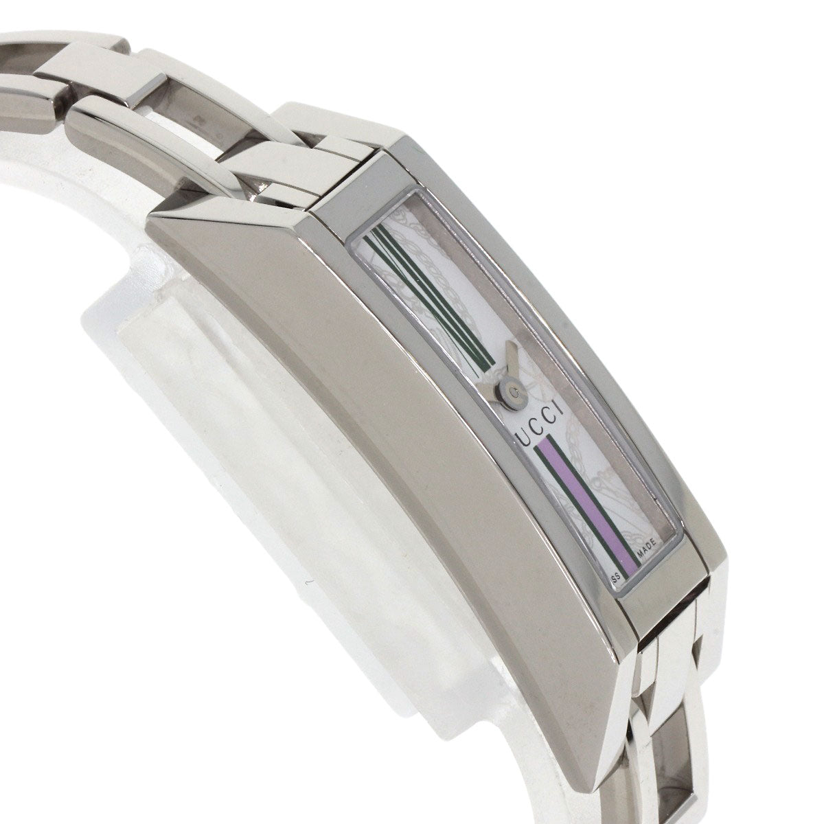 GUCCI Square face Watches 110 Stainless Steel/Stainless Steel Ladies