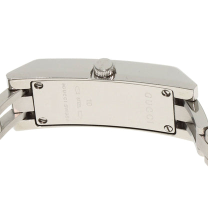 GUCCI Square face Watches 110 Stainless Steel/Stainless Steel Ladies