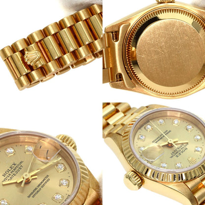 ROLEX DATEJUST 10P Diamond Watches 69178G K18 Yellow Gold/18K Yellow Gold Ladies
