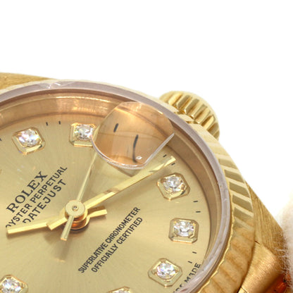 ROLEX DATEJUST 10P Diamond Watches 69178G K18 Yellow Gold/18K Yellow Gold Ladies