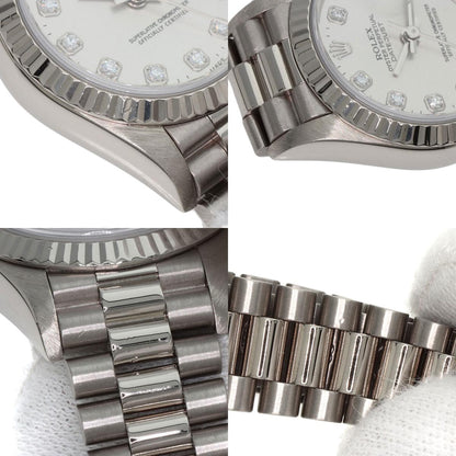 ROLEX DATEJUST 10P Diamond Watches 79179G K18 White Gold/K18 White Gold Ladies
