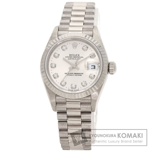 ROLEX DATEJUST 10P Diamond Watches 79179G K18 White Gold/K18 White Gold Ladies