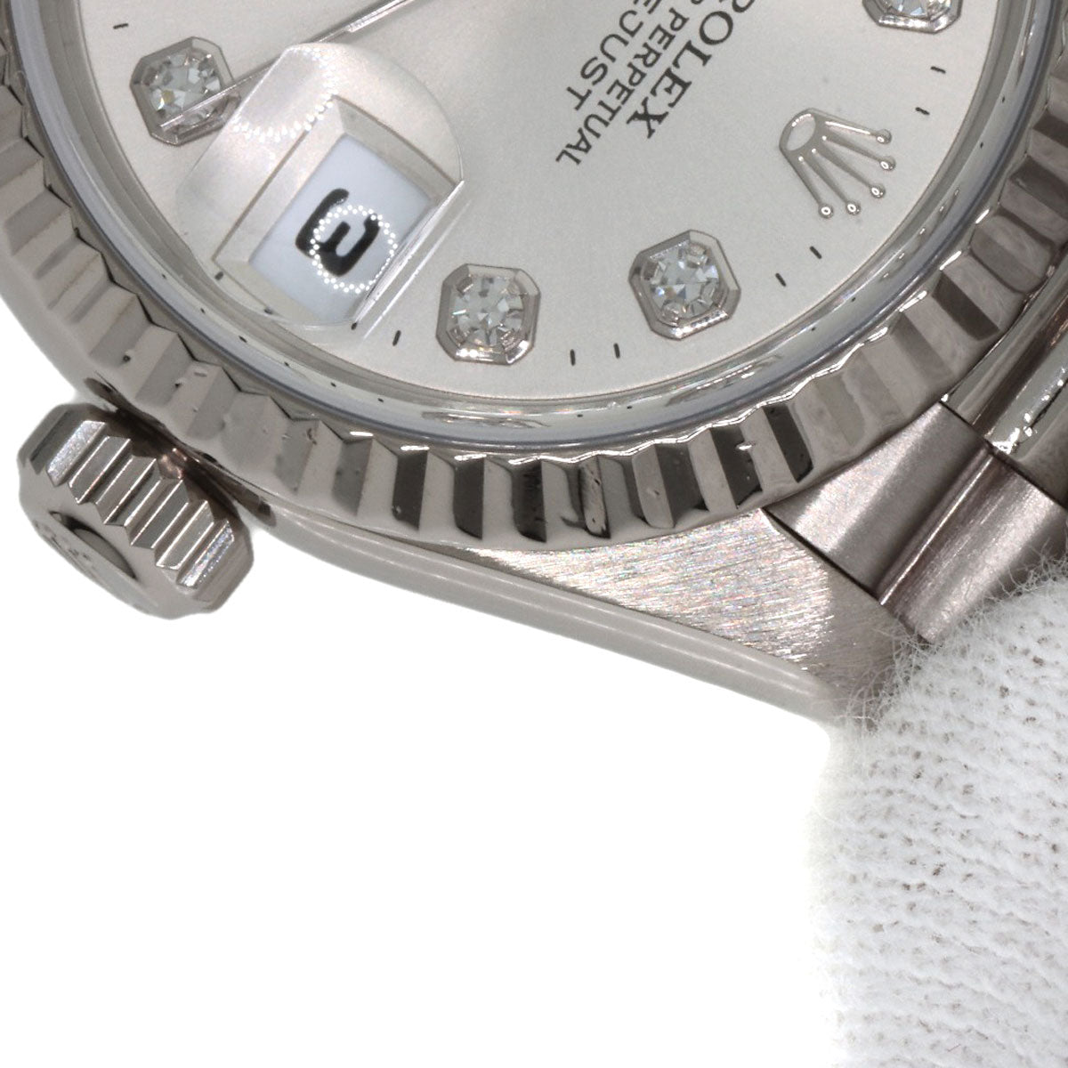 ROLEX DATEJUST 10P Diamond Watches 79179G K18 White Gold/K18 White Gold Ladies