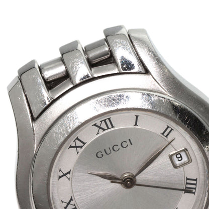 GUCCI Round face Watches 5500L Stainless Steel/Stainless Steel Ladies