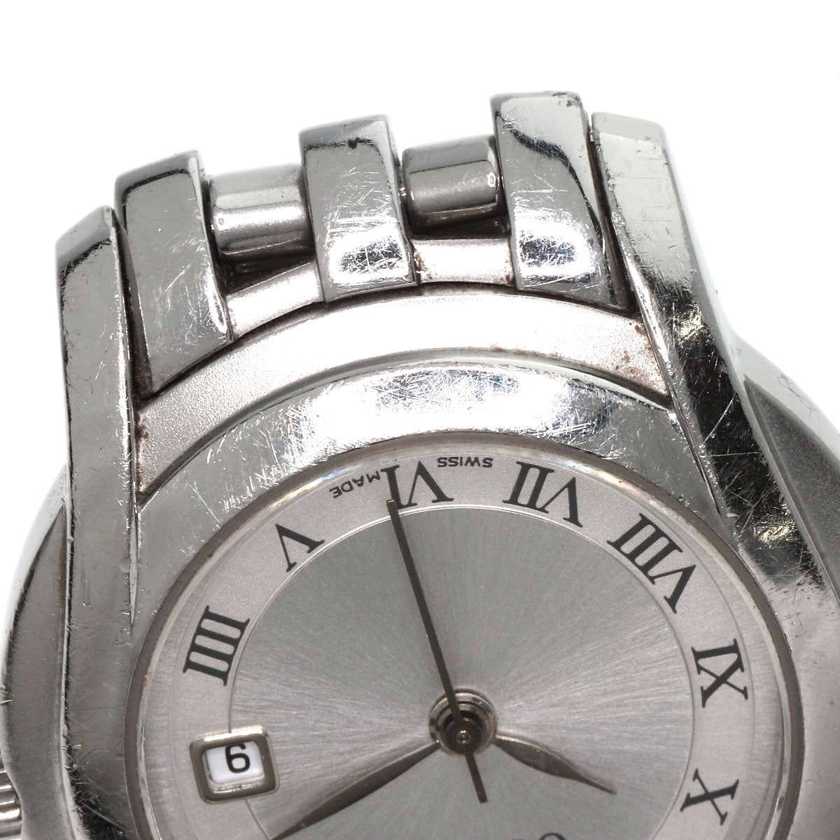 GUCCI Round face Watches 5500L Stainless Steel/Stainless Steel Ladies