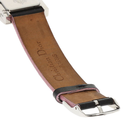 CHRISTIAN DIOR Malice Pink Sapphire Watches D78-1093 Stainless Steel/Enamel Ladies