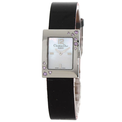 CHRISTIAN DIOR Malice Pink Sapphire Watches D78-1093 Stainless Steel/Enamel Ladies