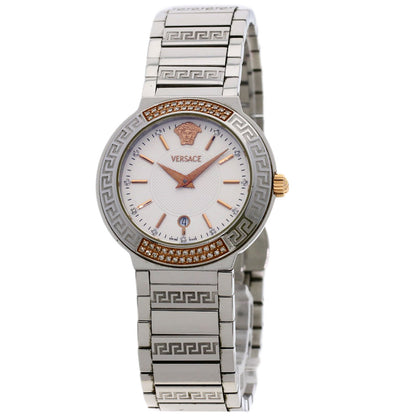VERSACE Logo motif Watches ZSQ81 Stainless Steel/Stainless Steel Ladies