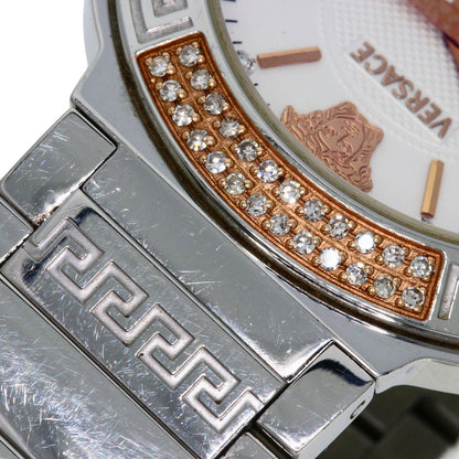 VERSACE Logo motif Watches ZSQ81 Stainless Steel/Stainless Steel Ladies