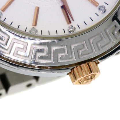 VERSACE Logo motif Watches ZSQ81 Stainless Steel/Stainless Steel Ladies