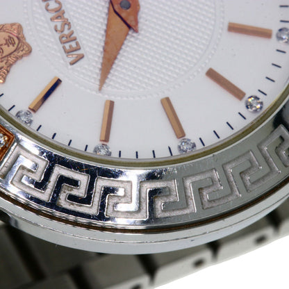 VERSACE Logo motif Watches ZSQ81 Stainless Steel/Stainless Steel Ladies