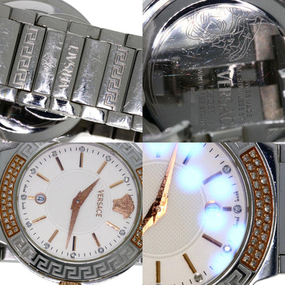 VERSACE Logo motif Watches ZSQ81 Stainless Steel/Stainless Steel Ladies