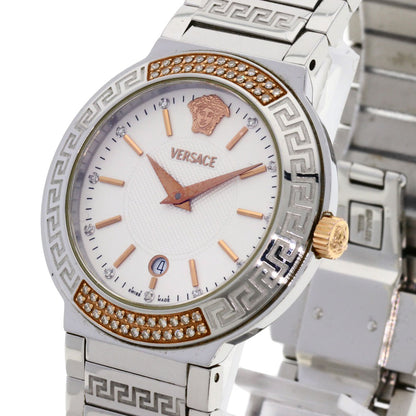 VERSACE Logo motif Watches ZSQ81 Stainless Steel/Stainless Steel Ladies