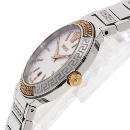VERSACE Logo motif Watches ZSQ81 Stainless Steel/Stainless Steel Ladies