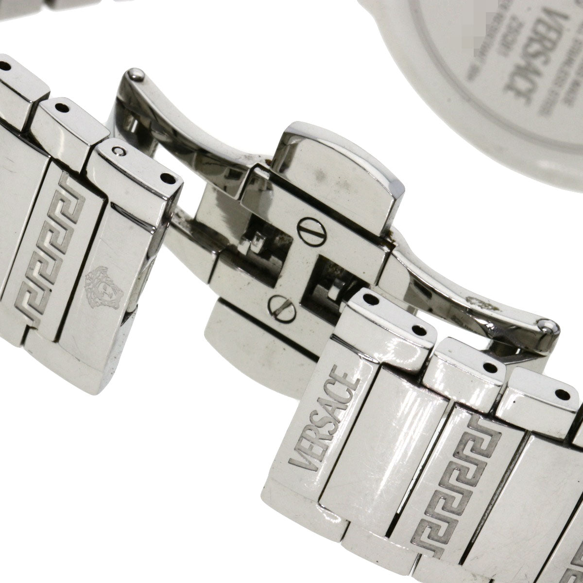 VERSACE Logo motif Watches ZSQ81 Stainless Steel/Stainless Steel Ladies