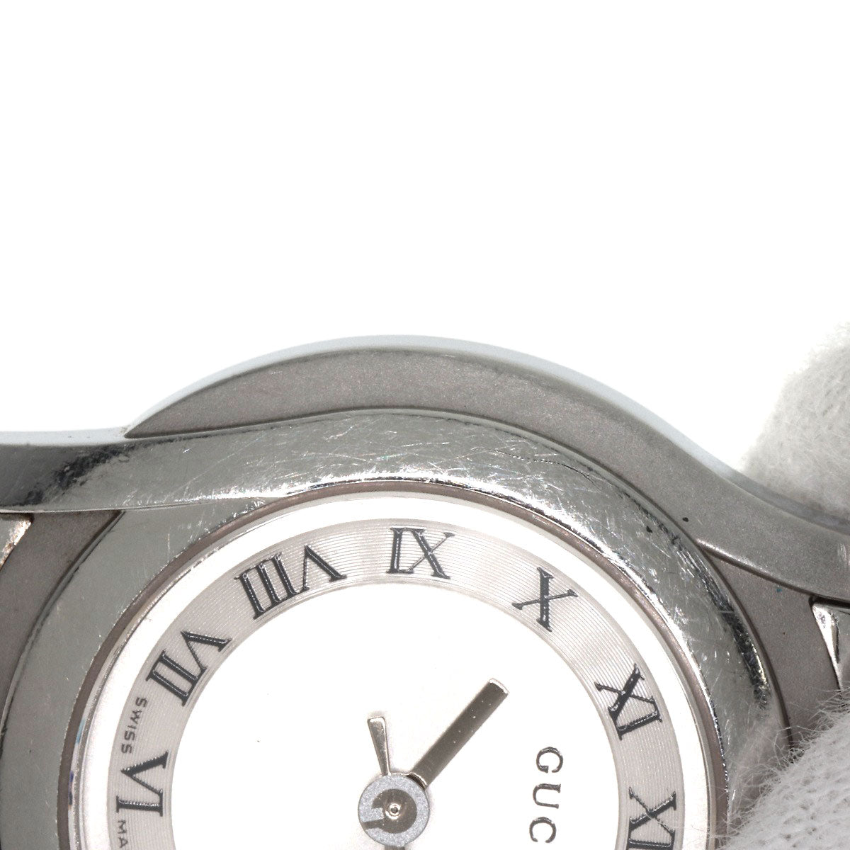 GUCCI Round face Watches 5500L Stainless Steel/Stainless Steel Ladies