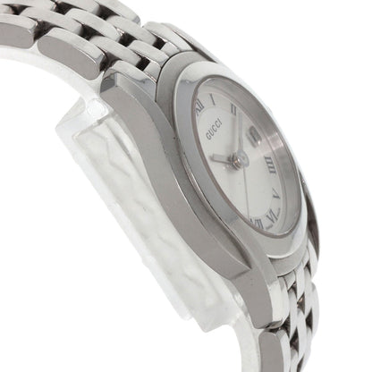 GUCCI Round face Watches 5500L Stainless Steel/Stainless Steel Ladies